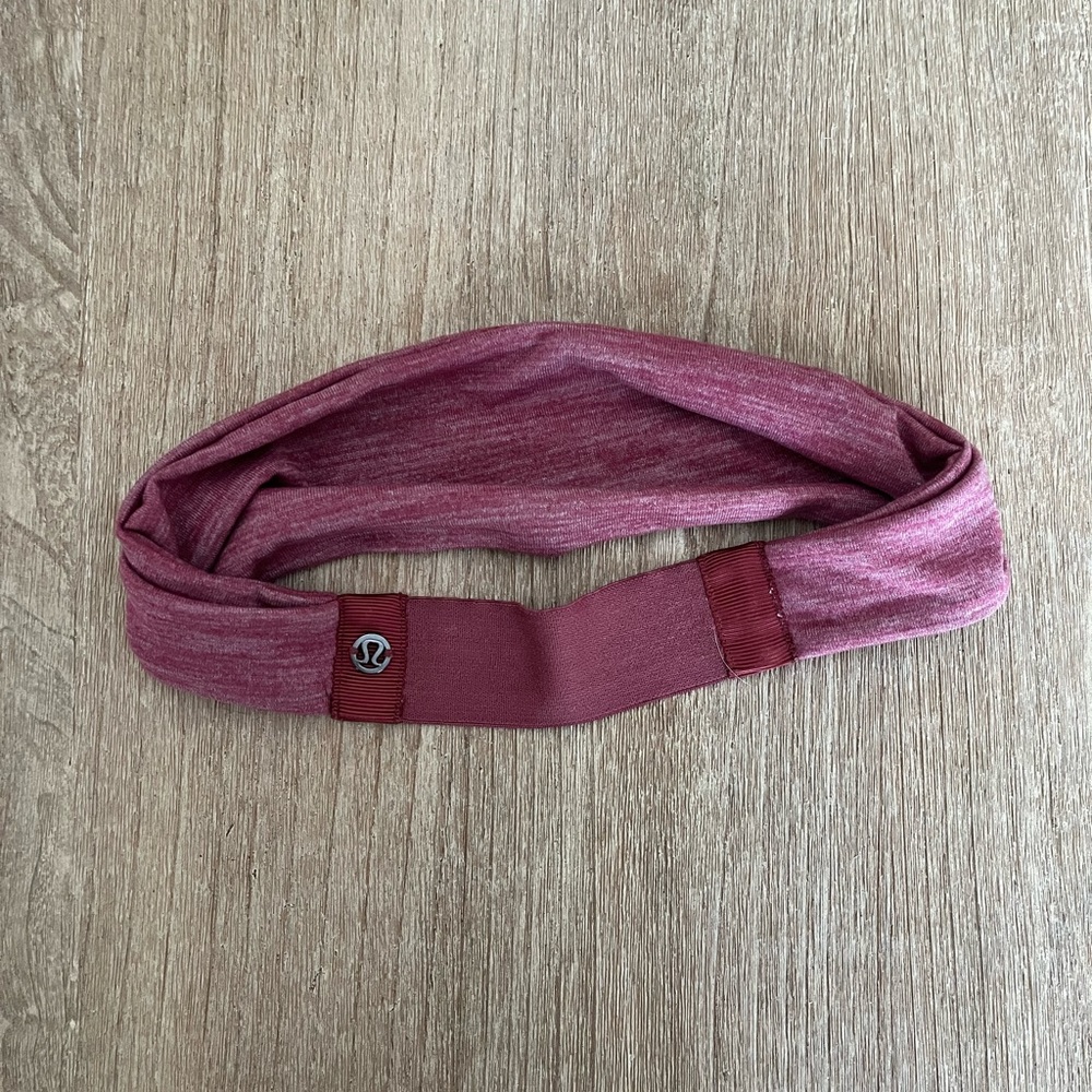 Burgundy Lululemon HEADBAND